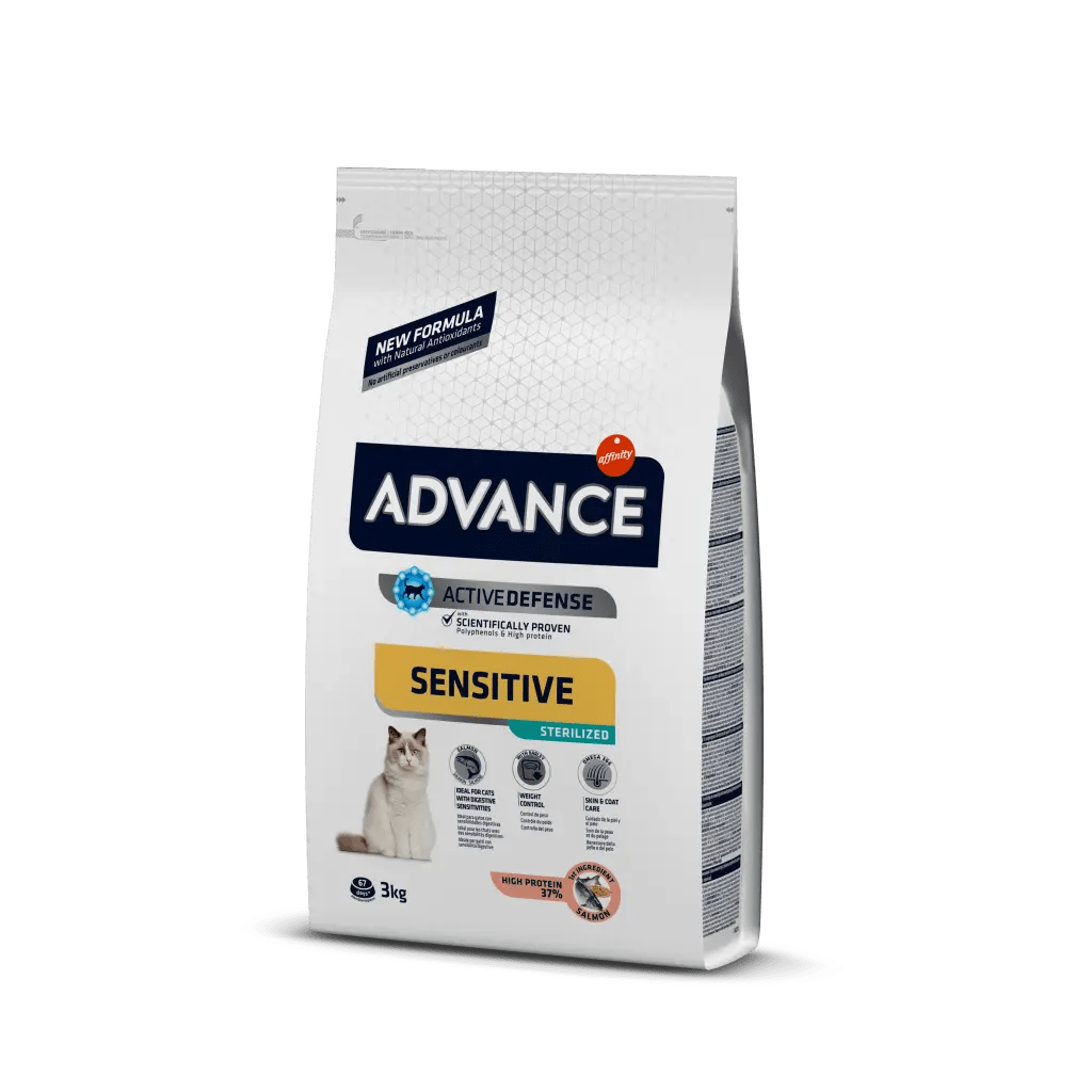 Advance Gato Adulto Sensitive Esterilizado Salmão