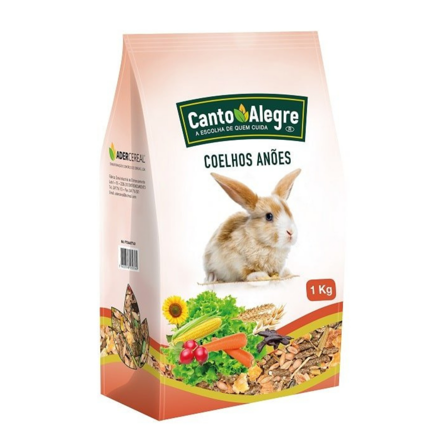 Canto Alegre - Mistura para Coelhos Anões 1kg