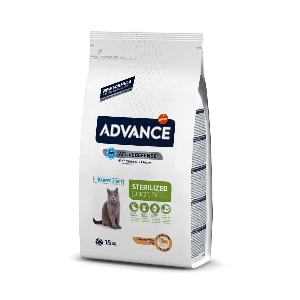 Advance Gato Júnior Esterilizado Frango 1.5kg