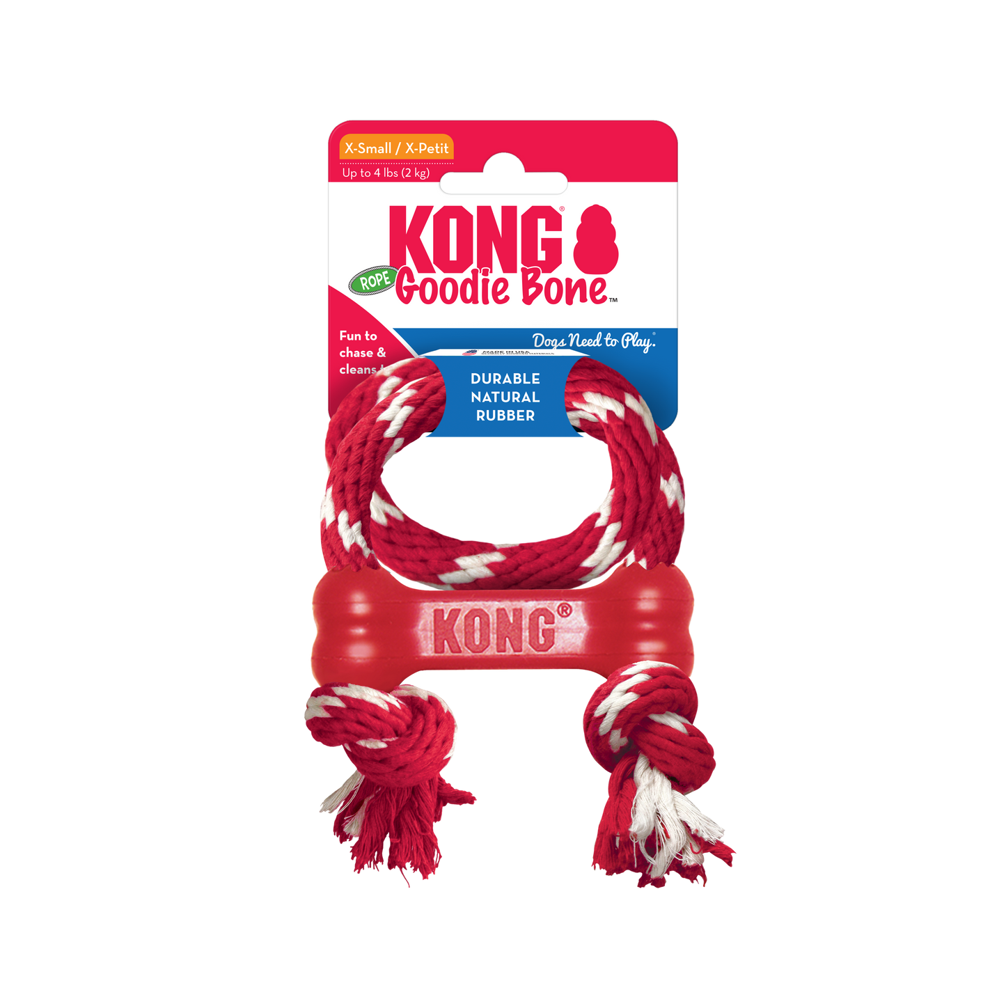 Kong Goodie Bone com corda